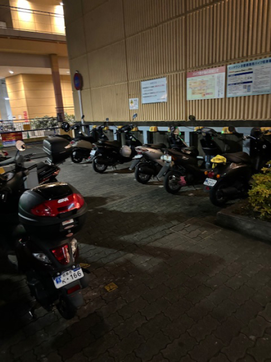 モリタウンaバイク置き場(125cc以下)のイメージ