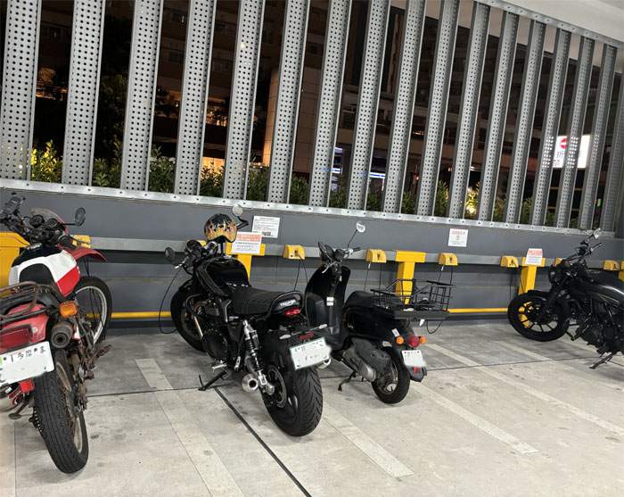 カワサキデルタバイク駐車場のイメージ