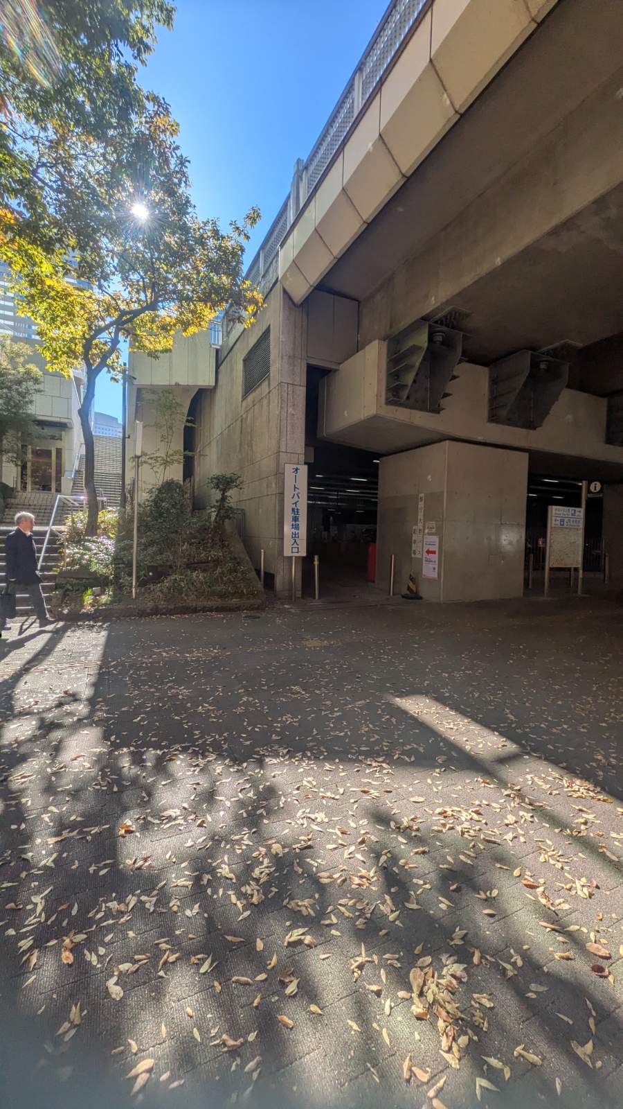 都庁オートバイ専用駐車場のイメージ