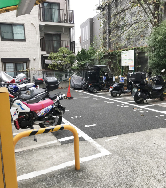 三井のリパーク 蒲田3丁目時間貸しバイク駐車場のイメージ