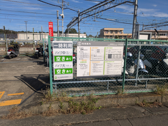 高尾駅南口ミニバイク駐車場のイメージ